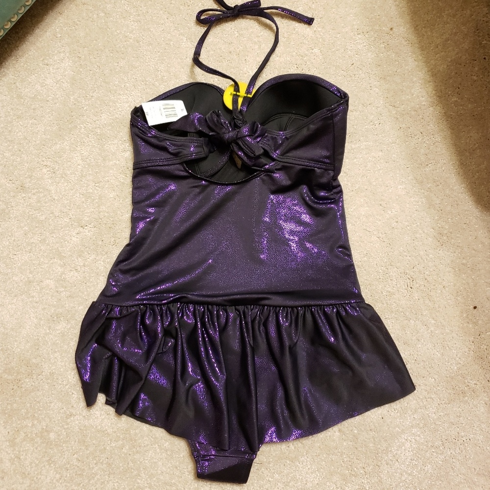 Disney Ursula villain one-piece purple swimsuit - Picture 2 of 6